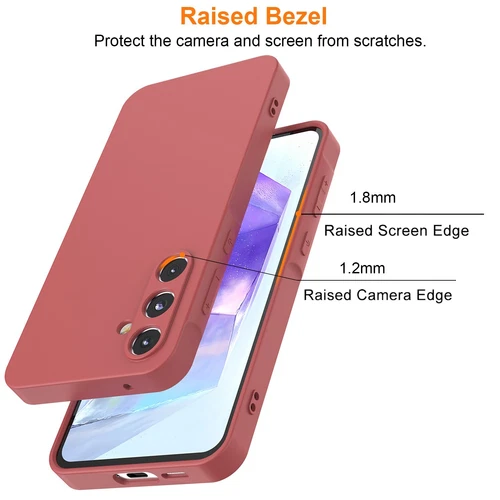 For Samsung Galaxy S25 Ultra S24 FE S23 Plus Silicone Case Phone Protective Case - Bild 31 von 44