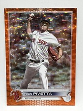 2022 Update Base Orange Foilboard #US32 Nick Pivetta /299 - Boston Red Sox