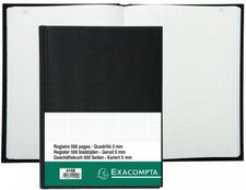 EXACOMPTA Piqûre Quadrillé 5/5 folioté, 297 x 210 mm