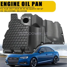 06L103598 New Lower Engine Oil Pan for Audi 2017-2019 A4 A5 A6 Quattro Q5 Q7