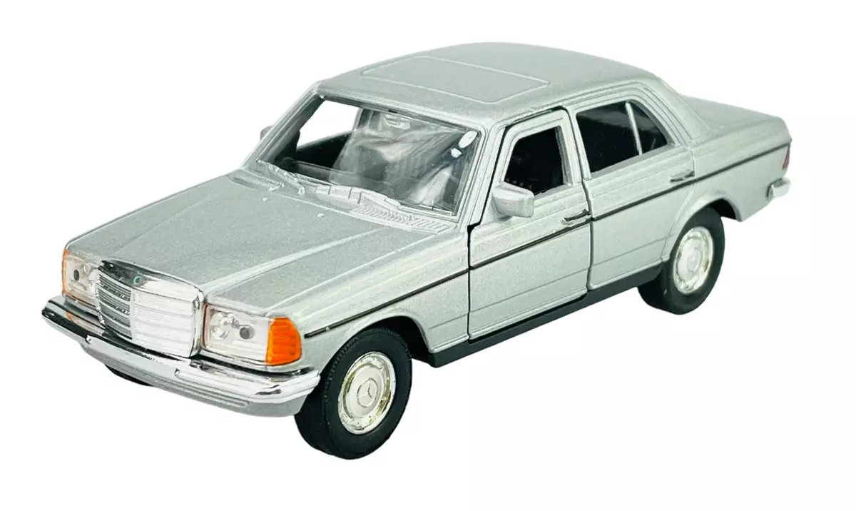 WELLY MERCEDES BENZ W123 E CLASS SILVER 1 34 DIE CAST METAL