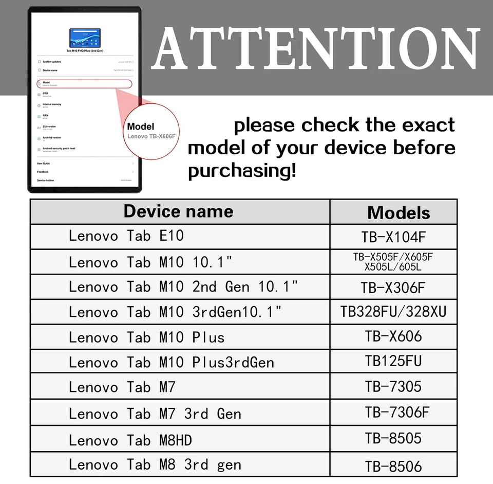 2X Tablet Tempered Glass Screen Protector For Lenovo Tab E7/E10/M7/M8/M9/M10/M11 - Image 2 of 4
