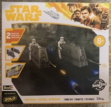 SALE 2x Revell Star Wars Imperial Patrol Speeder SnapTite Model Kit Han Solo NIB