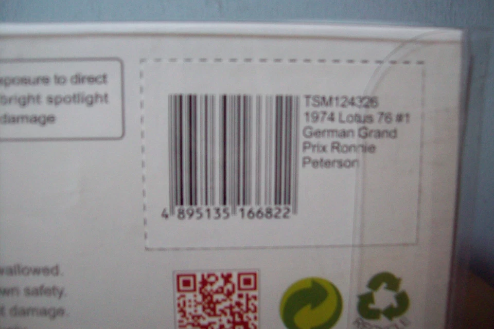 1/43 TRUESCALE TSM124326 LOTUS 76 GERMAN GP 1974 #1 RONNIE PETERSON - Image 2 of 4