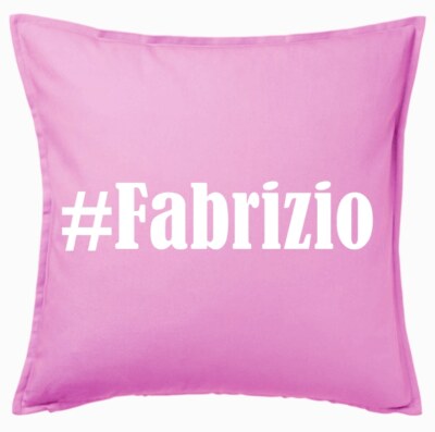 #Fabrizio Kissenbezug Pink Ich Liebe Fabrizio 111662