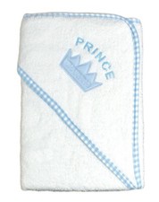 Baby Prince  Hooded Towel 75 x 75cm Perfect New Baby Gift Baby Shower
