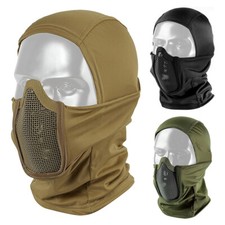 Balaclava Mesh Mask Ninja Tactical Cover with Full Face Protection for Outdoor