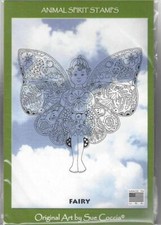 Fairy Unmounted Rubber Stamp Earth Art Animal Spirits Flowers Mouse Free Ship
