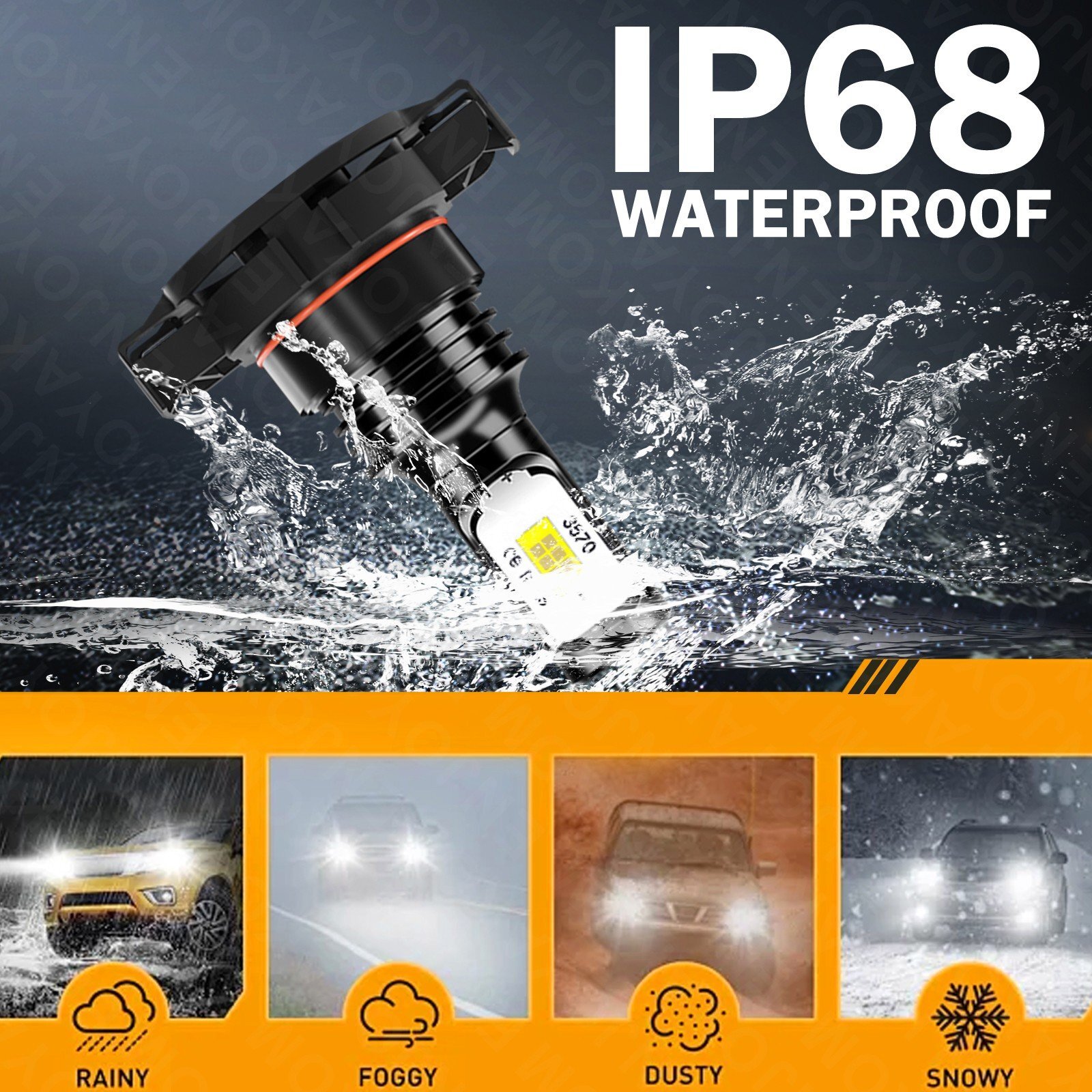 For Chevrolet Suburban 2018-2020 LED Headlight Bulb High Low Beam Fog Lamp 6500K