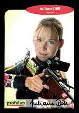 Julia D&ouml;ll Autogrammkarte Original Signiert Biathlon + G 24493