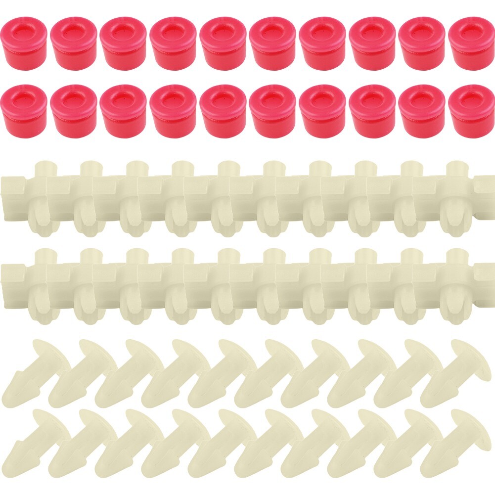 52pcs Clamps For W123 Strip Trim Clips Replacement Access Door