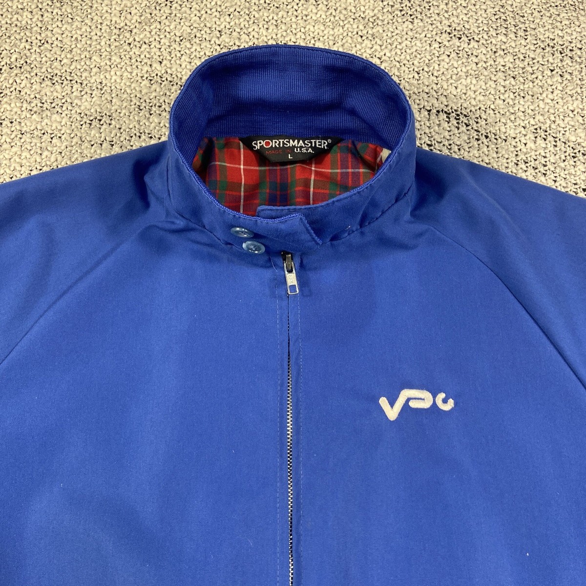 Vintage Sports master harrington bi-swing bomber jacket 80s 
