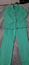 Vintage Graff Californiawear Green Pants And Jacket Womens Size 14