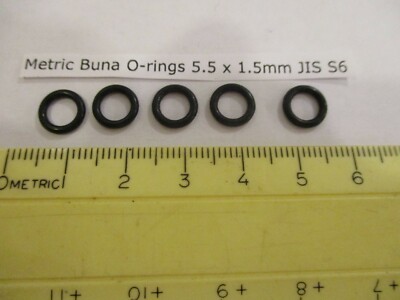 15 O-rings Size 4.5mm ID x 8.5mm OD x 2mm thick / NBR 70 Durometer / R&S 15 O-rings Size 4.5mm ID x 8.5mm OD x 2mm thick / NBR 70 Durometer / R&S