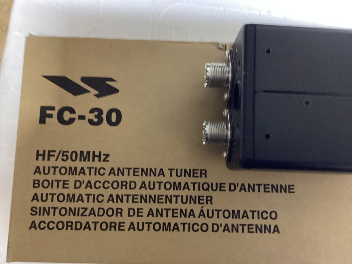 ヤエス 八重洲 FC-30 HF/50MHz オートアンテナチューナー 接続コード付