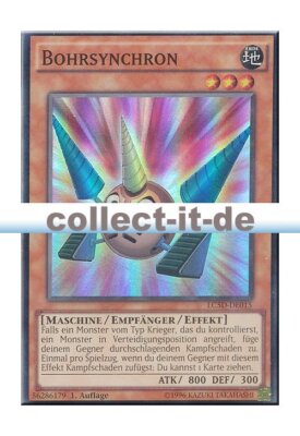 Yugioh LC5D-DE015 Bohrsynchron - 1. Auflage