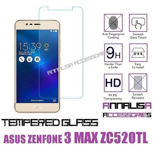 Vitre De Protection Asus Zenfone 3 Max ZC520TL – Verre Trempé 3 Couches, TM Concept, Anti-rayures