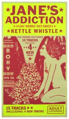 Janes Addiction - POSTER - Kettle Whistle album promo - live