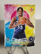 2023-24 Panini Court Kings Rookies II LEONARD MILLER Rookie Timberwolves RC