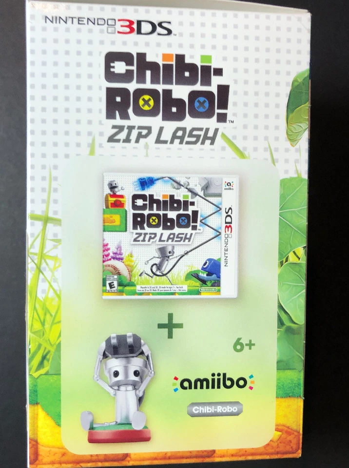 Chibi-Robo Zip Lash Box Set W/ Chibi-Robo Amiibo (3DS) NEW - Image 4 of 4