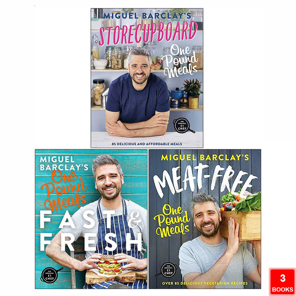 Miguel Barclay 3 Books (Storecupboard,One Pound & Fresh One Pound) Paperback New