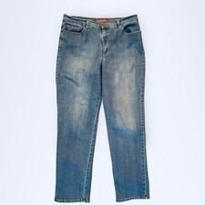 Women  s GLORIA VANDERBILT Amanda Straight Blue Jeans 12/2017 Size 14
