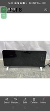 Berg Smart WiFi Black Glass Panel Heater No Remote Control Used Condition