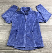 THE NORTH FACE - Girls Size XL 18 Blue Full Zip Fleece Jacket
