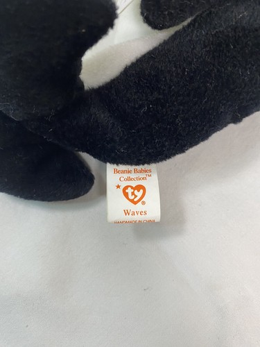 Rare Ty Beanie Babies “Waves” Style 4084 New Condition - Picture 5 of 6