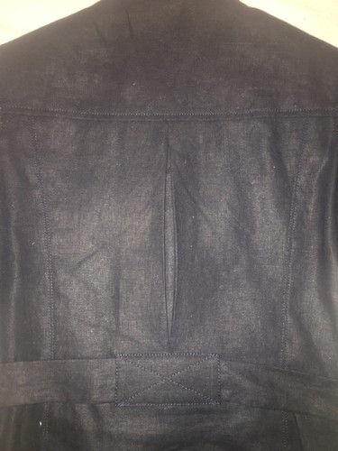 NEXT navy linen Womans Jacket size8 - Very good used condition - worn just once - Picture 5 of 9