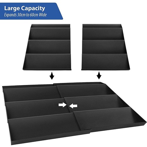 2/4x Gewürzregal Schublade Ausziehbar Organizer Gewürzeinsatz Schublade 4 Ebenen - Bild 17 von 18