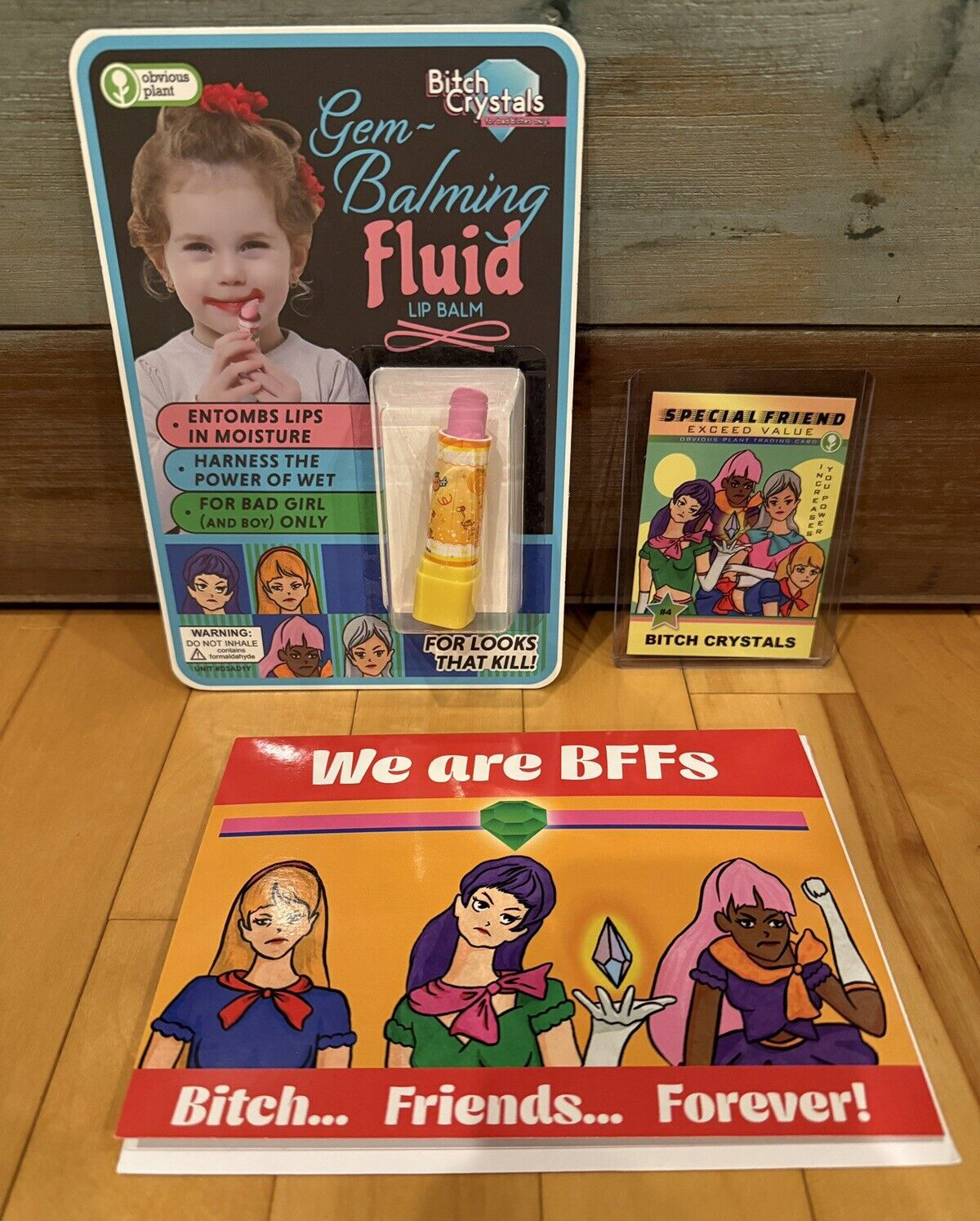 Obvious Plant Top Customer 2024 Award Bitch Crystals Gem-Balming Fluid w Card 25