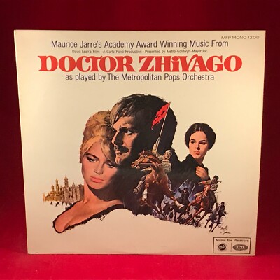 METROPOLITAN POPS ORCHESTRA Doctor Zhivago 1966 UK Vinyl LP SOUNDTRACK film ost