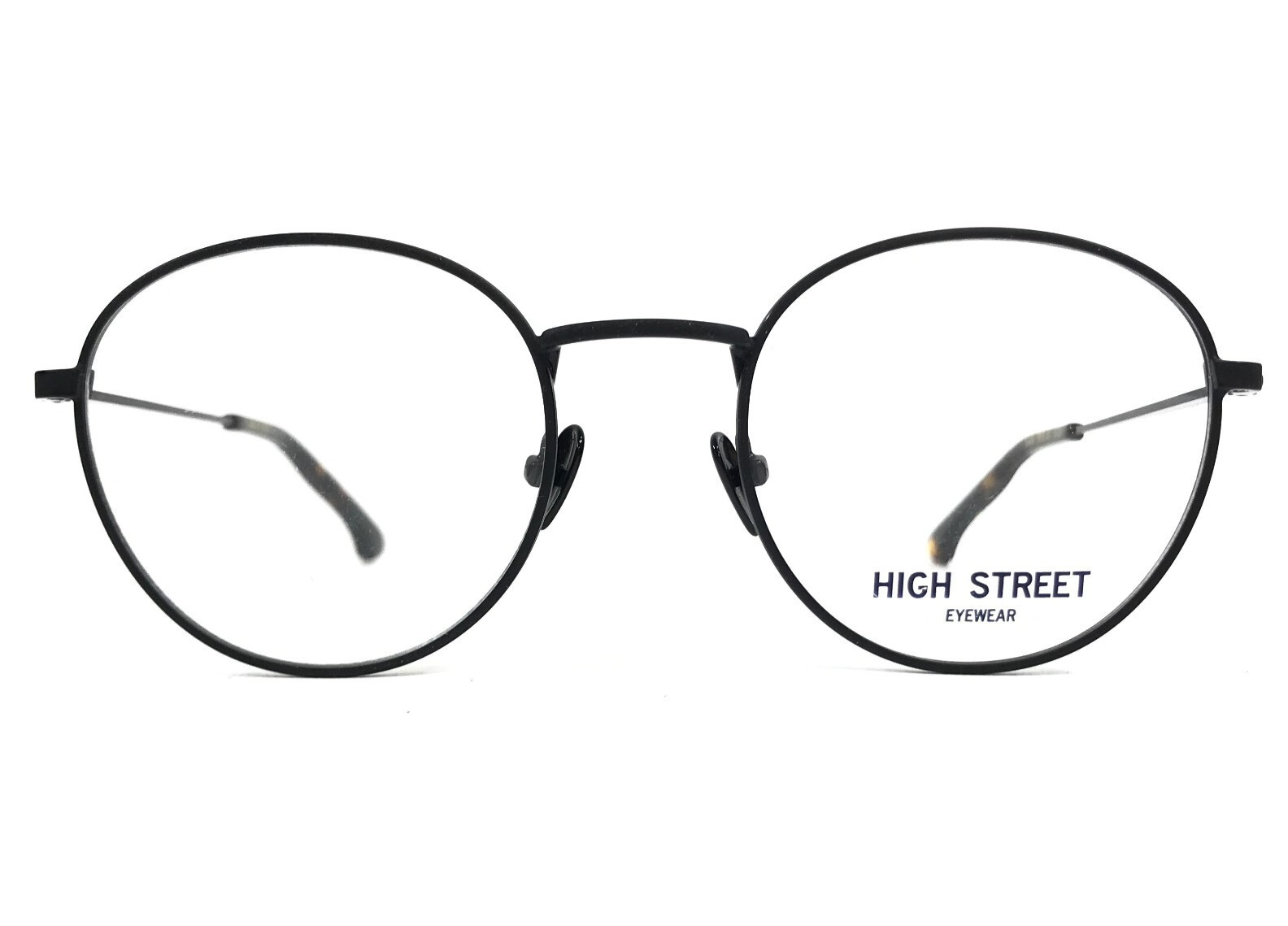 Оправа для очков High Street в черной круглой проволочной оправе BEACON 49-20-145