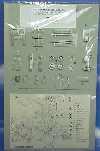 KIT DE SERVICIOS MODELO WISEMAN ON3 FAIRMONT TRACK SPEEDER POP CAR - Imagen 4 de 4