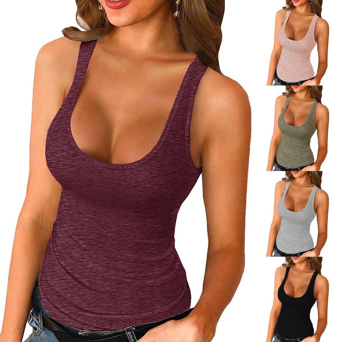 Very low deals cut tops