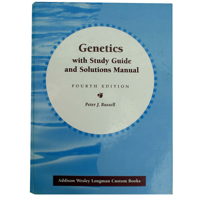 Genetics with Study Guide and Solutions Manual Peter J Russell 4th Edition