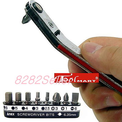 ANEX NO.429 Up-head type Ratcheting Offset Screwdriver ultra-thin head 21mm tool