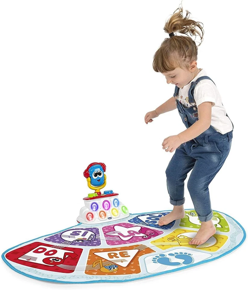 Tappeto parlante musicale Dj Mic Canta e balla con microfono Chicco 62097 1-4 y - Immagine 2 di 4