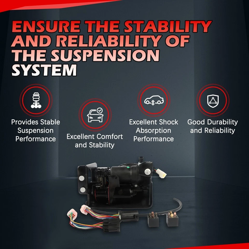 Air Suspension Pump Compressor For CADILLAC ESCALADE GMC YUKON XL 1500 22941806 - Image 4 of 4