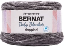 Bernat Baby Blanket Dappled Yarn Charcoal