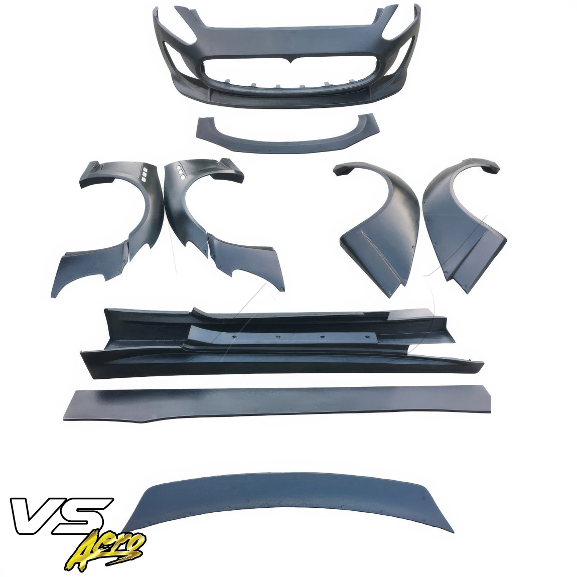 VSaero FRP LBPE Wide Body Kit /w Wing for GranTurismo Maserati 08-13 vsaeropart