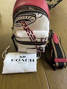 COACH x Keith Haring バックパック ホワイト Coach Keith Haring Backpack | eBay