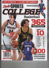 COLLEGE BASKETBALL 2025 LINDY'S PREVIEW MAGAZINE HUFF BITTLE DIALLO