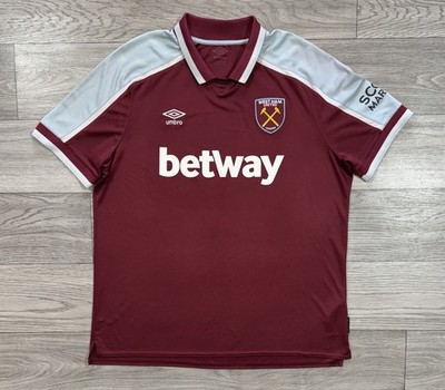 WEST HAM UNITED 2021 2022 SOCCER JERSEY FOOTBALL SHIRT Umbro Size