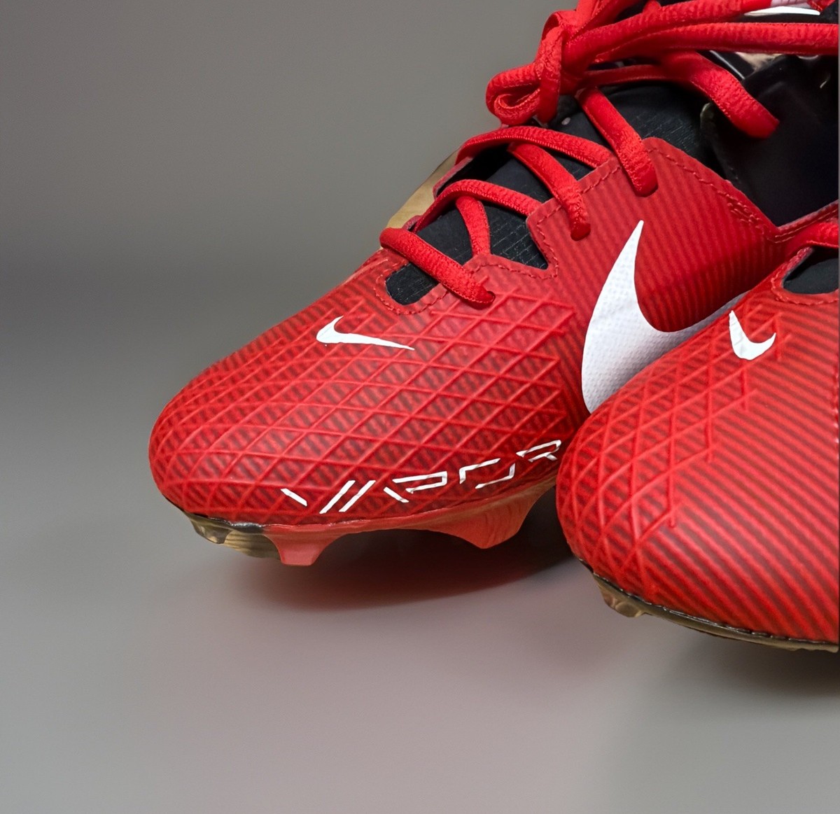Nike Vapor Edge Elite 360 2 TB P Football Cleats Red Black 