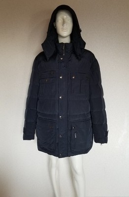 PAUL & SHARK TYPHOON WIND edle Herren Jacke Daunenjacke Dunkelblau
