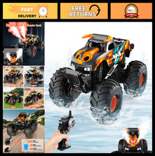 4WD Waterproof Remote Control Monster Truck - Off-Road Amphibious RC Car, 1:16 S