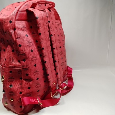 MCM BackPack Bag Pink PVC 2266736 | eBay