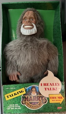 Harry and The Hendersons Plush Vinyl Stuffed Doll 18'' Galoob Big Foot VTG 1990